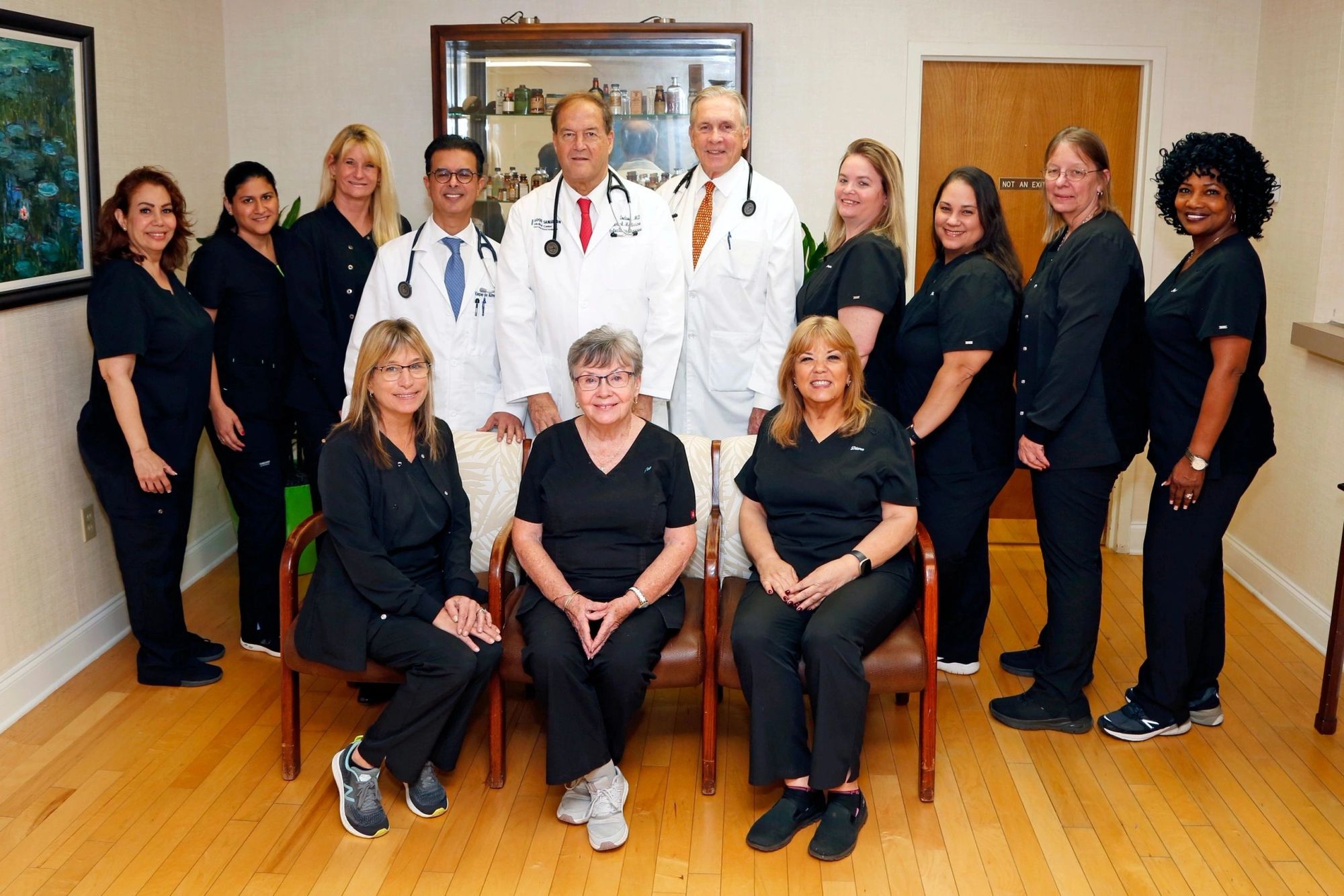 The physicians and staff of Carden Dodson Medical Associates in their West Palm Beach office